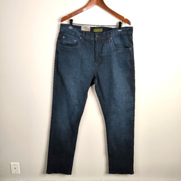 NWT Urban Star Mens Wastern Relaxed Straight Fit Jeans 36x33 - Picture 1 of 9